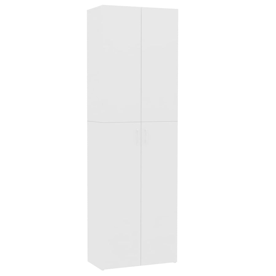 Kantoorkast 60X32X90 Cm Bewerkt Hout Wit