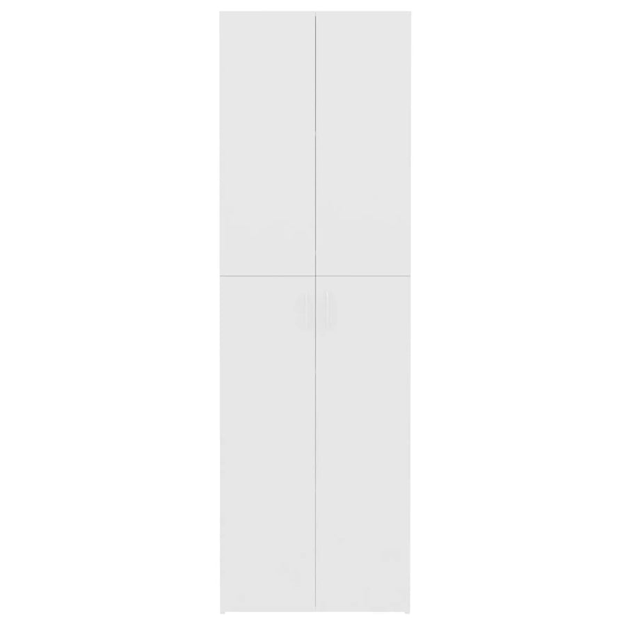 Kantoorkast 60X32X90 Cm Bewerkt Hout Wit