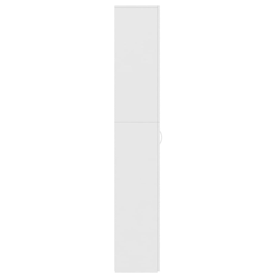Kantoorkast 60X32X90 Cm Bewerkt Hout Wit