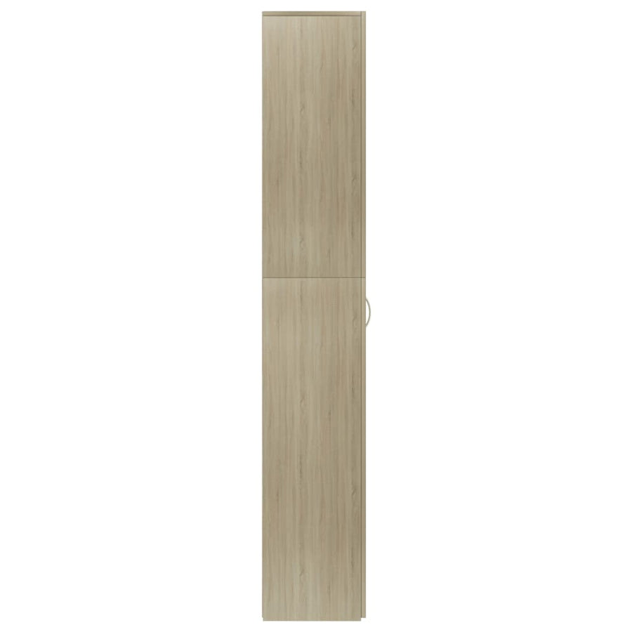Kantoorkast 60X32X90 Cm Bewerkt Hout Kleurig Sonoma eiken