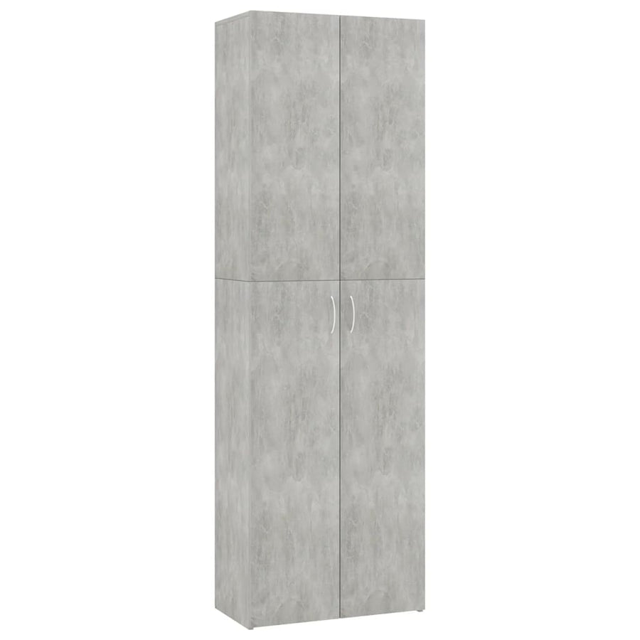 Kantoorkast 60X32X90 Cm Bewerkt Hout Betongrijs
