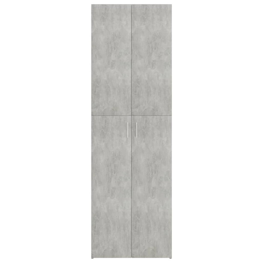 Kantoorkast 60X32X90 Cm Bewerkt Hout Betongrijs