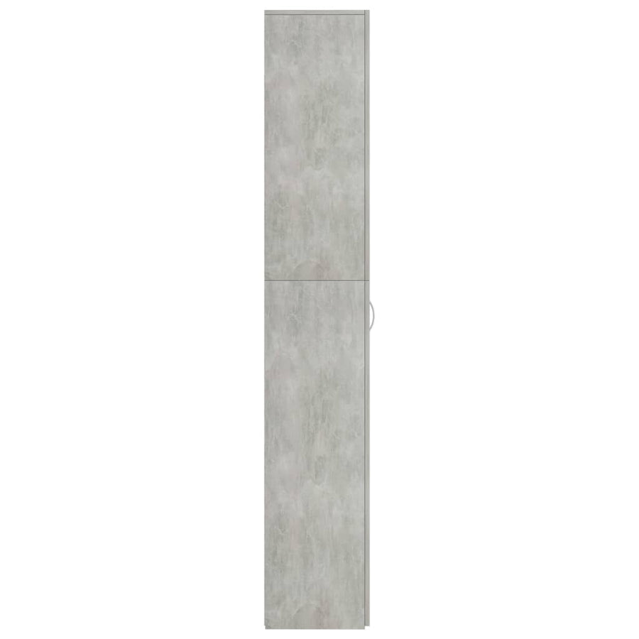 Kantoorkast 60X32X90 Cm Bewerkt Hout Betongrijs