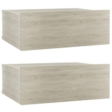Nachtkastjes 2 st 40x30x15 cm bewerkt hout sonoma eikenkleurig 2 Sonoma eiken