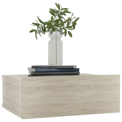 Nachtkastjes 2 st 40x30x15 cm bewerkt hout sonoma eikenkleurig 2 Sonoma eiken