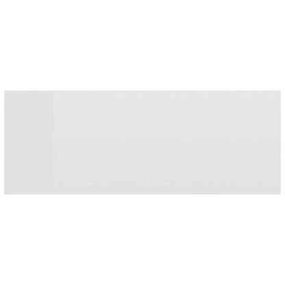 Nachtkastjes 2 st zwevend 40x30x15cm bewerkt hout hoogglans wit 2 Hoogglans wit