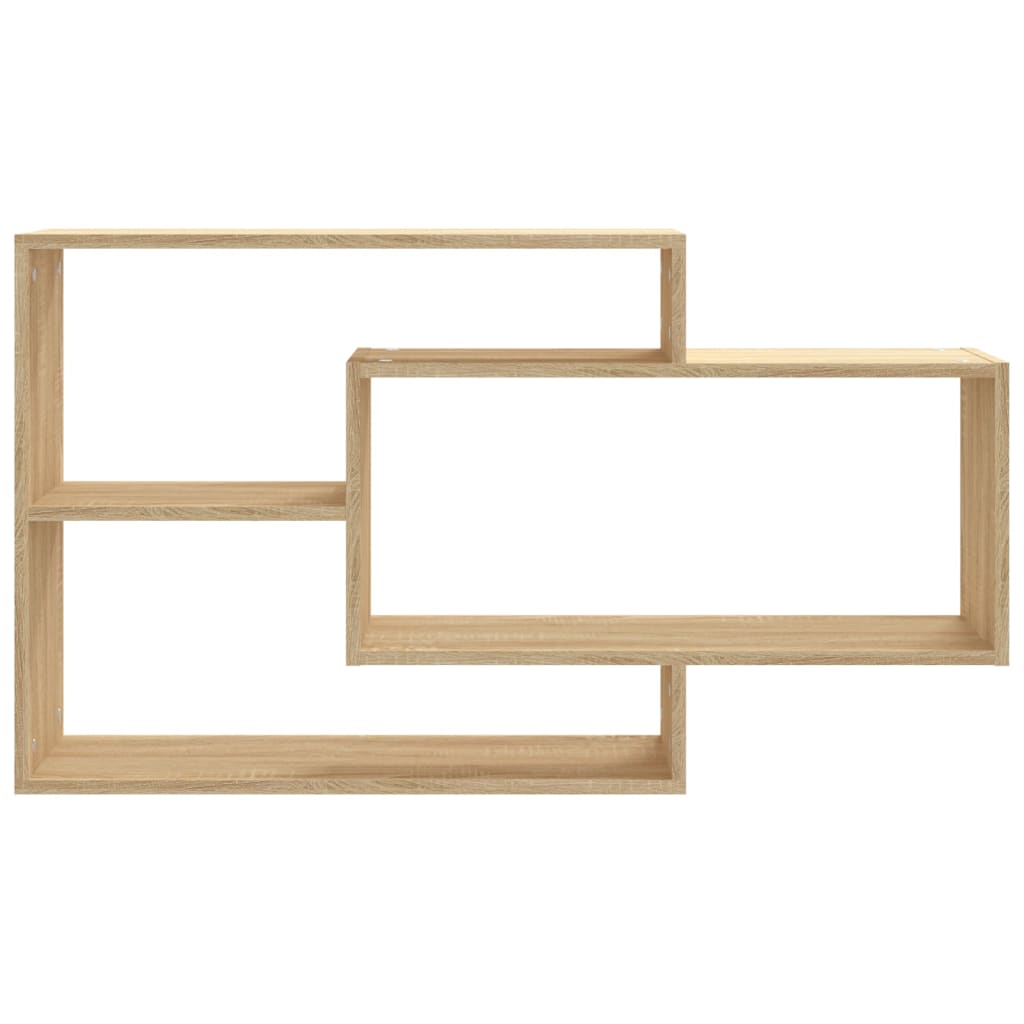 Wandschappen 104x20x58,5 cm bewerkt hout sonoma eikenkleurig Sonoma eiken