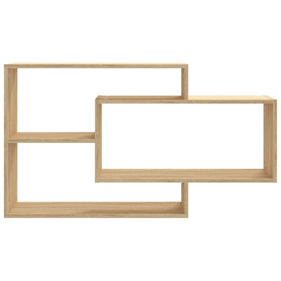 Wandschappen 104x20x58,5 cm bewerkt hout sonoma eikenkleurig Sonoma eiken