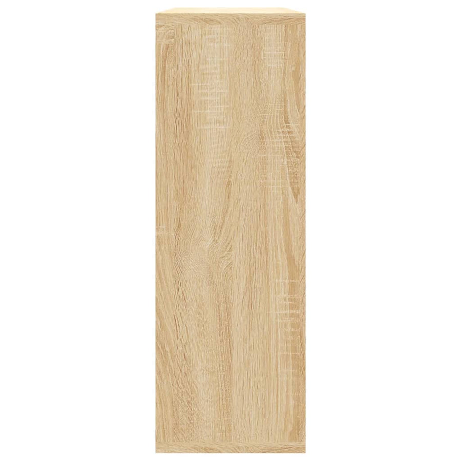 Wandschappen 104x20x58,5 cm bewerkt hout sonoma eikenkleurig Sonoma eiken