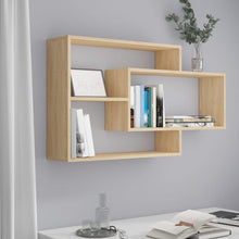 Wandschappen 104x20x58,5 cm bewerkt hout sonoma eikenkleurig Sonoma eiken