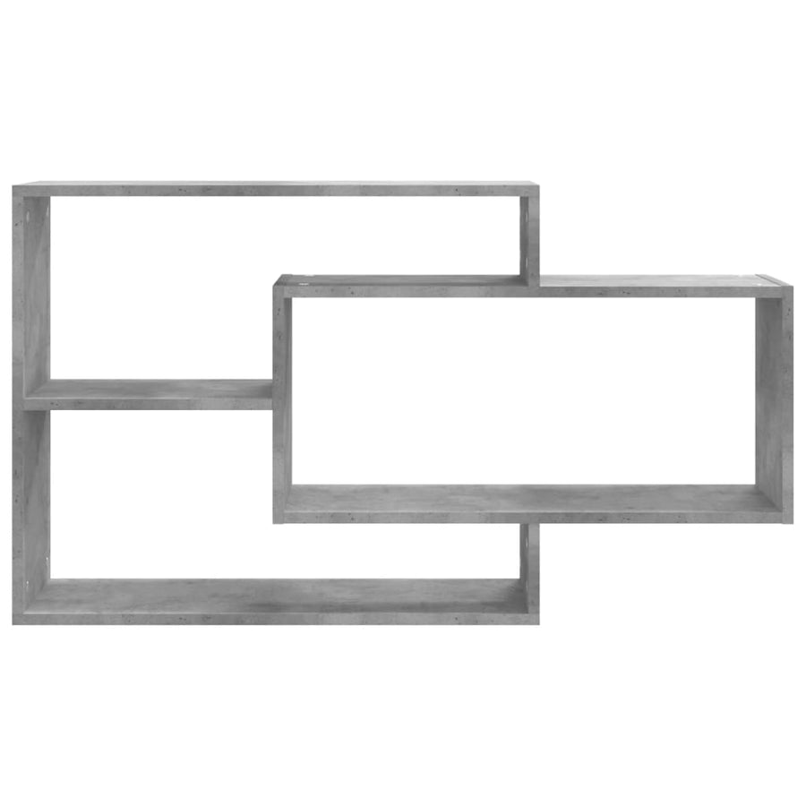 Wandschappen 104x20x58,5 cm bewerkt hout betongrijs Betongrijs