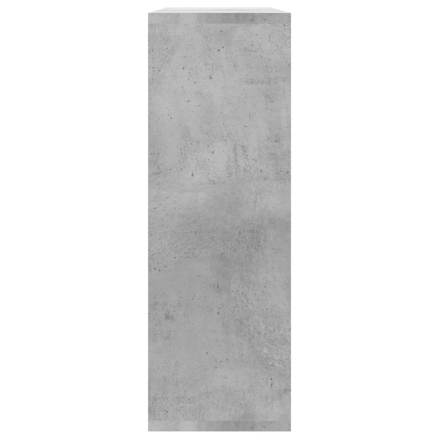 Wandschappen 104x20x58,5 cm bewerkt hout betongrijs Betongrijs