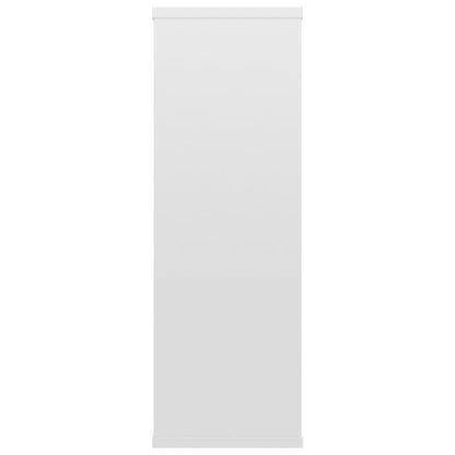 Wandschappen 104x20x58,5 cm bewerkt hout hoogglans wit Hoogglans wit