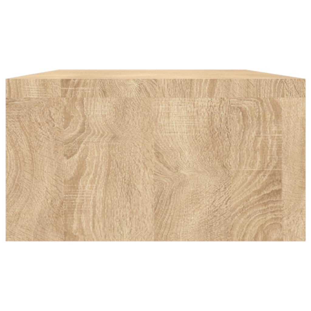 Monitorstandaard 100x24x13 cm bewerkt hout sonoma eikenkleurig Sonoma eiken
