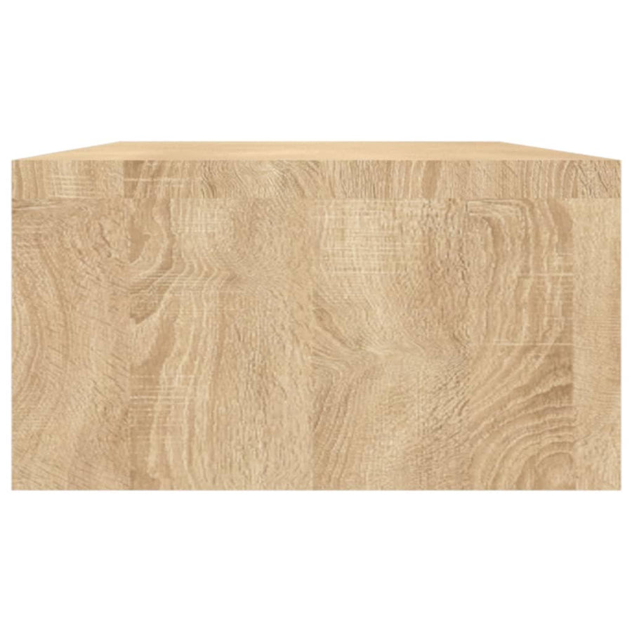 Monitorstandaard 100x24x13 cm bewerkt hout sonoma eikenkleurig Sonoma eiken