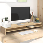 Monitorstandaard 100x24x13 cm bewerkt hout sonoma eiken