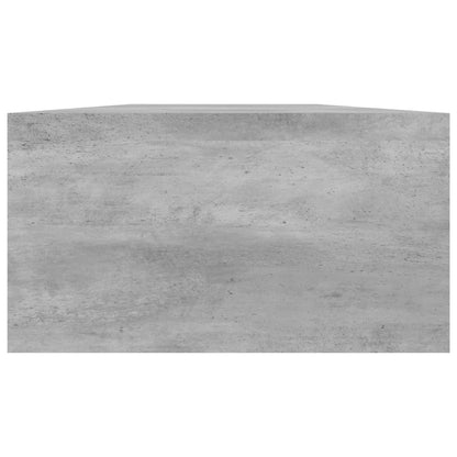 Monitorstandaard 100X24X13 Cm Bewerkt Hout Betongrijs