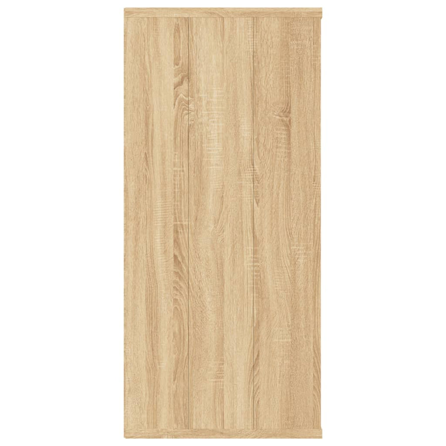 Boekenkast/Dressoir Bewerkt Hout Kleur 66 x 30 x 98 cm Sonoma eiken