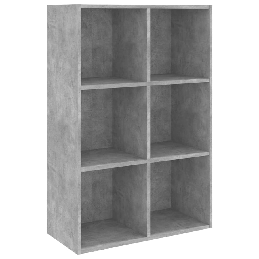 Boekenkast/Dressoir Bewerkt Hout 66 x 30 x 98 cm Betongrijs