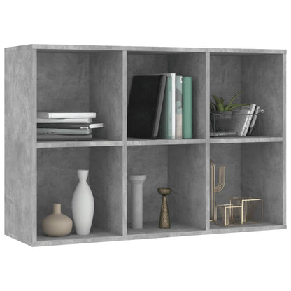 Boekenkast/Dressoir Bewerkt Hout 66 x 30 x 98 cm Betongrijs