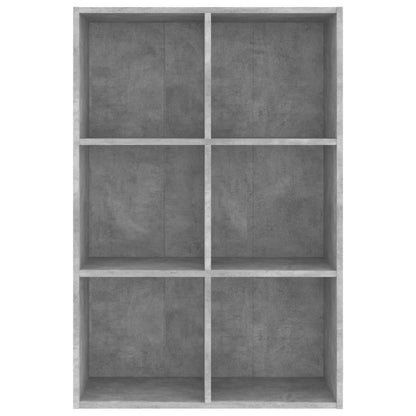 Boekenkast/Dressoir Bewerkt Hout 66 x 30 x 98 cm Betongrijs