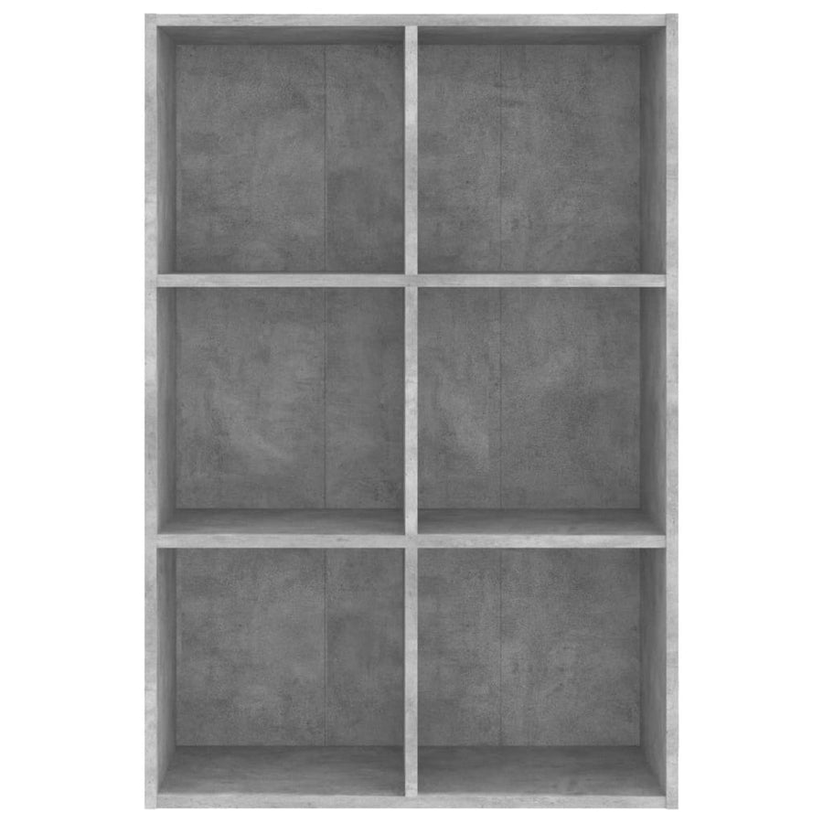 Boekenkast/Dressoir Bewerkt Hout 66 x 30 x 98 cm Betongrijs