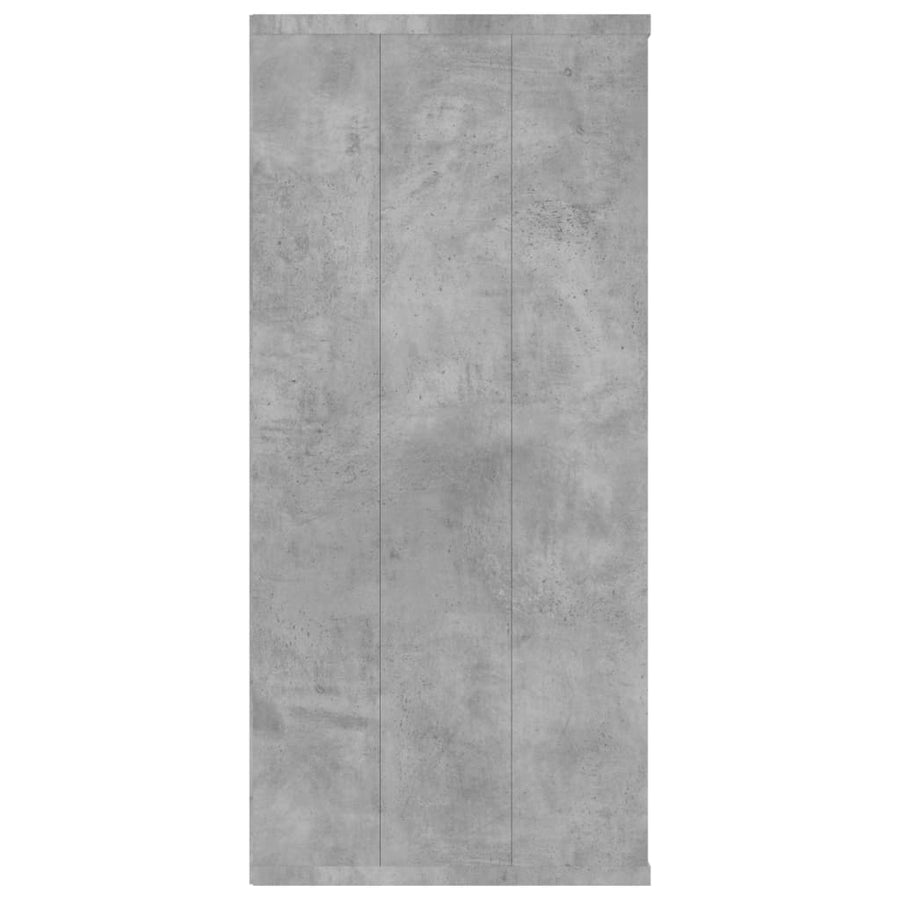 Boekenkast/Dressoir Bewerkt Hout 66 x 30 x 98 cm Betongrijs