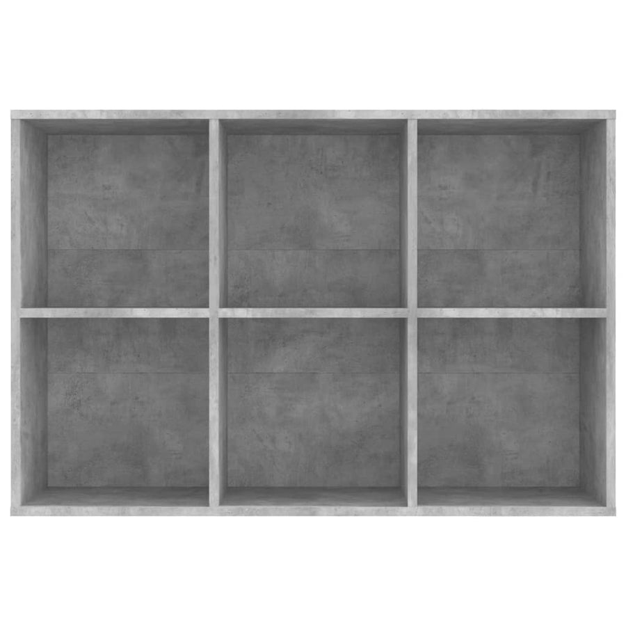 Boekenkast/Dressoir Bewerkt Hout 66 x 30 x 98 cm Betongrijs