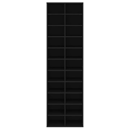 Schoenenkast 54X34X83 Cm Bewerkt Hout Zwart