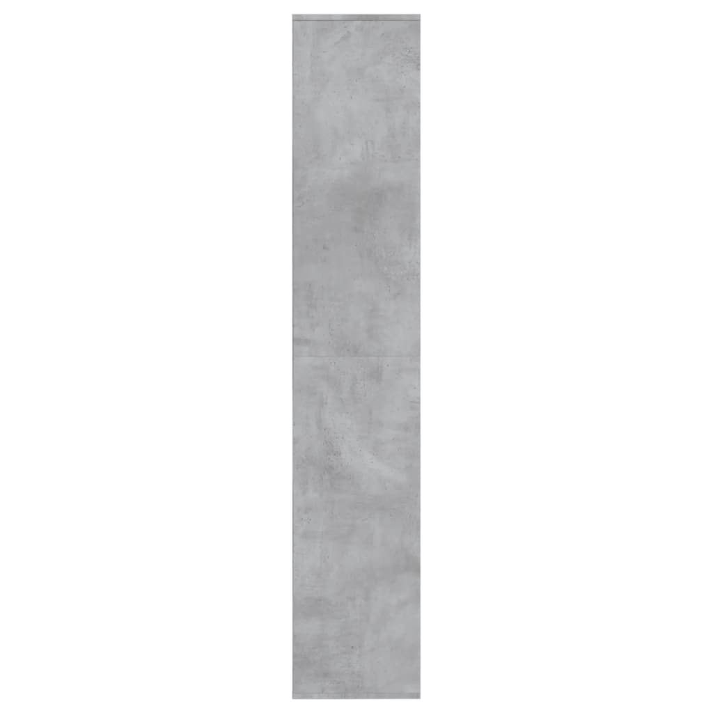 Schoenenkast 54X34X83 Cm Bewerkt Hout Betongrijs