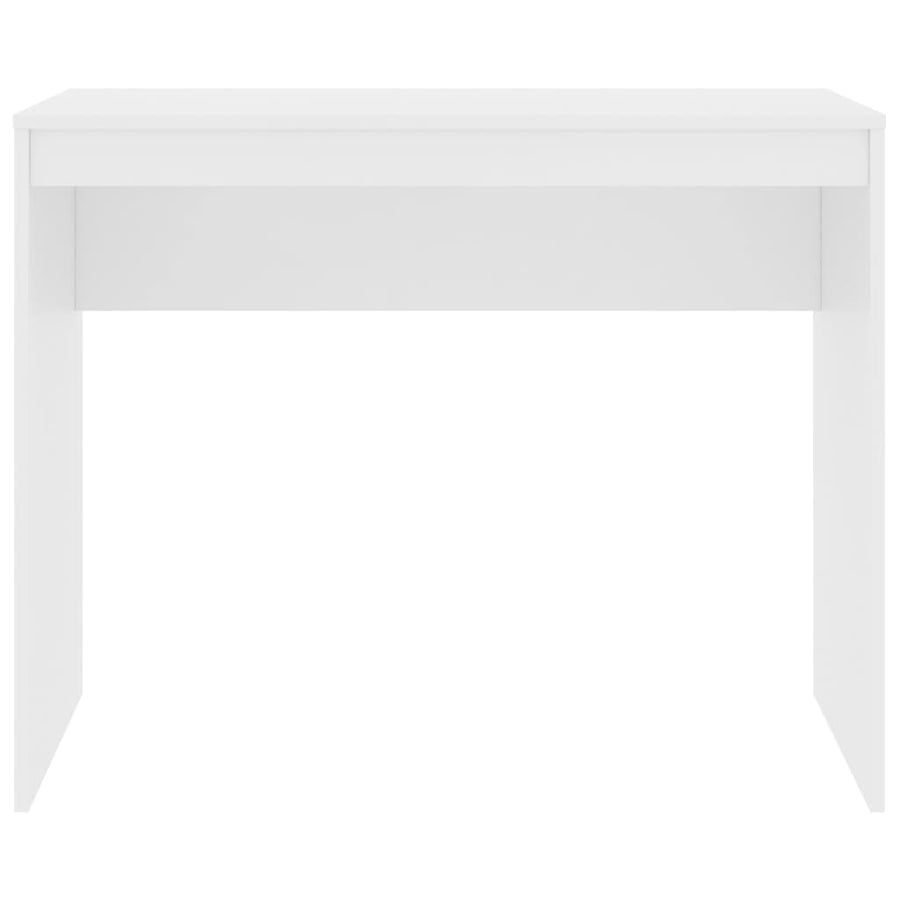 Bureau 90X40X72 Cm Bewerkt Hout Wit