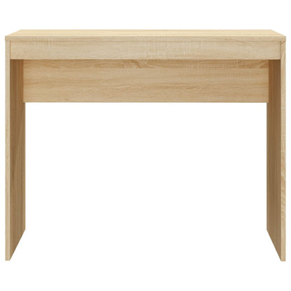 Bureau 90X40X72 Cm Bewerkt Hout Kleurig Sonoma eiken