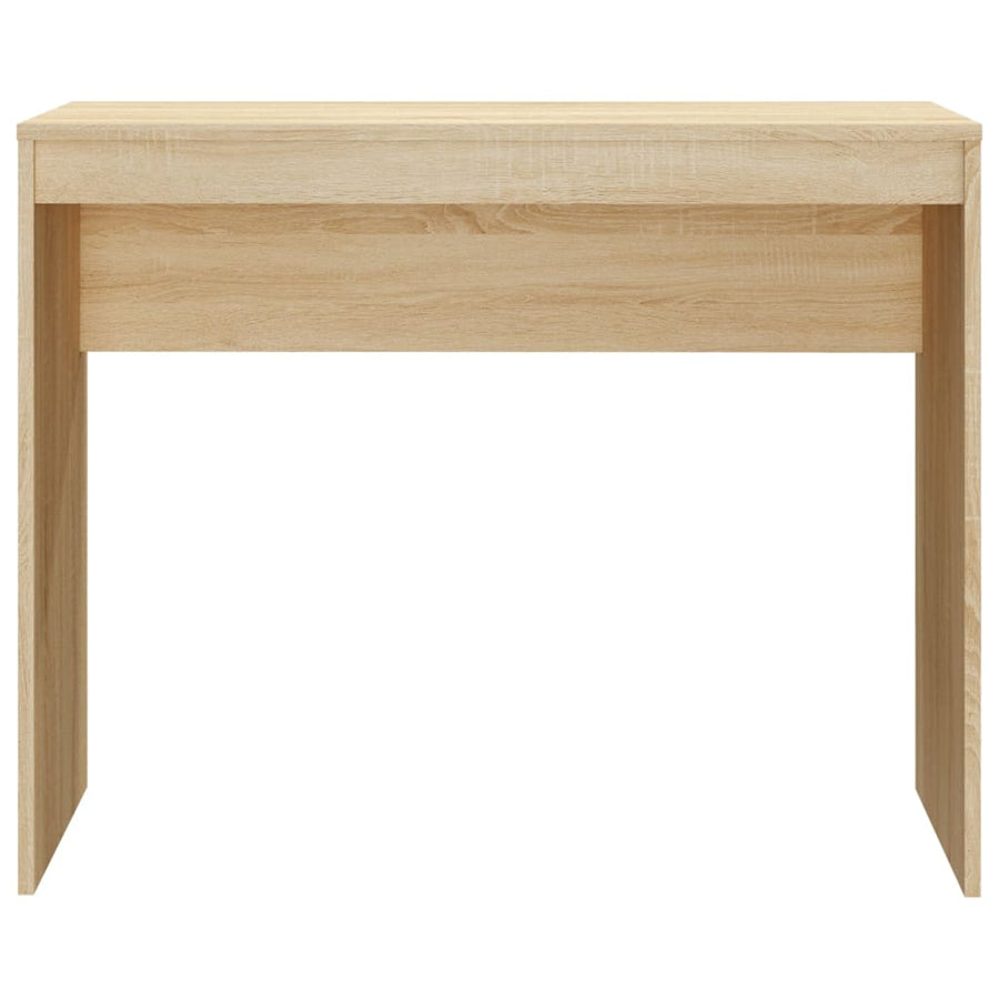 Bureau 90X40X72 Cm Bewerkt Hout Kleurig Sonoma eiken