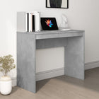 Bureau 90X40X72 Cm Bewerkt Hout Betongrijs