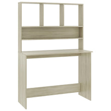 Bureau Met Schappen 110X45X157Cm Bewerkt Hout Kleur Sonoma eiken
