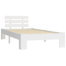 Bedframe Massief Grenenhout 90 x 200 cm Wit