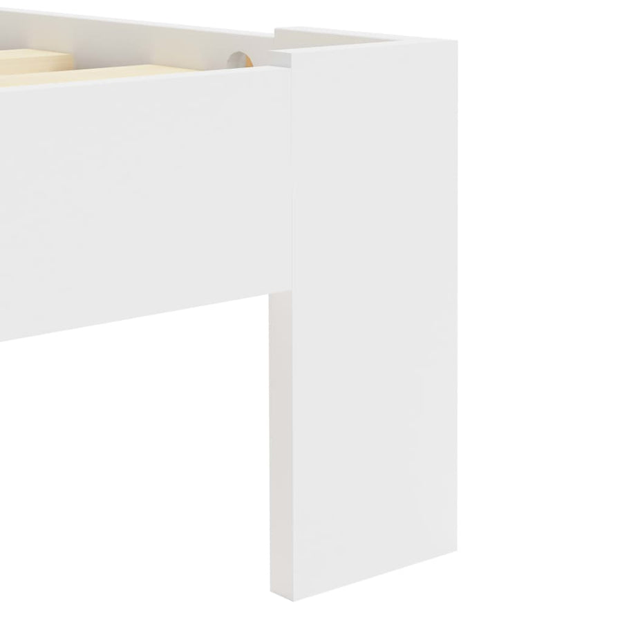 Bedframe Massief Grenenhout 120 x 200 cm Wit