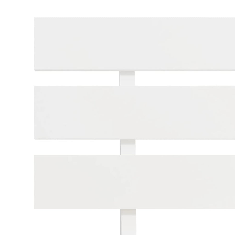 Bedframe Massief Grenenhout 120 x 200 cm Wit