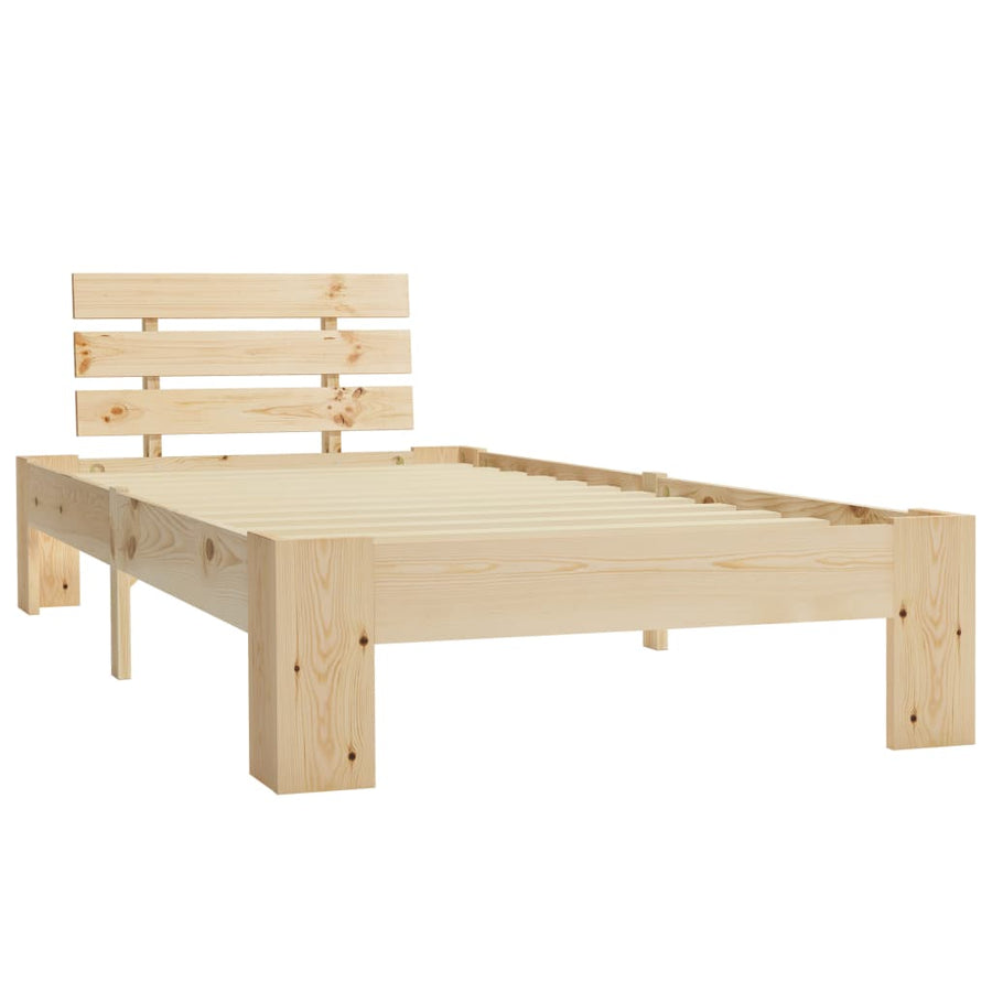 Bedframe massief grenenhout 100x200 cm 100 x 200 cm Lichthout