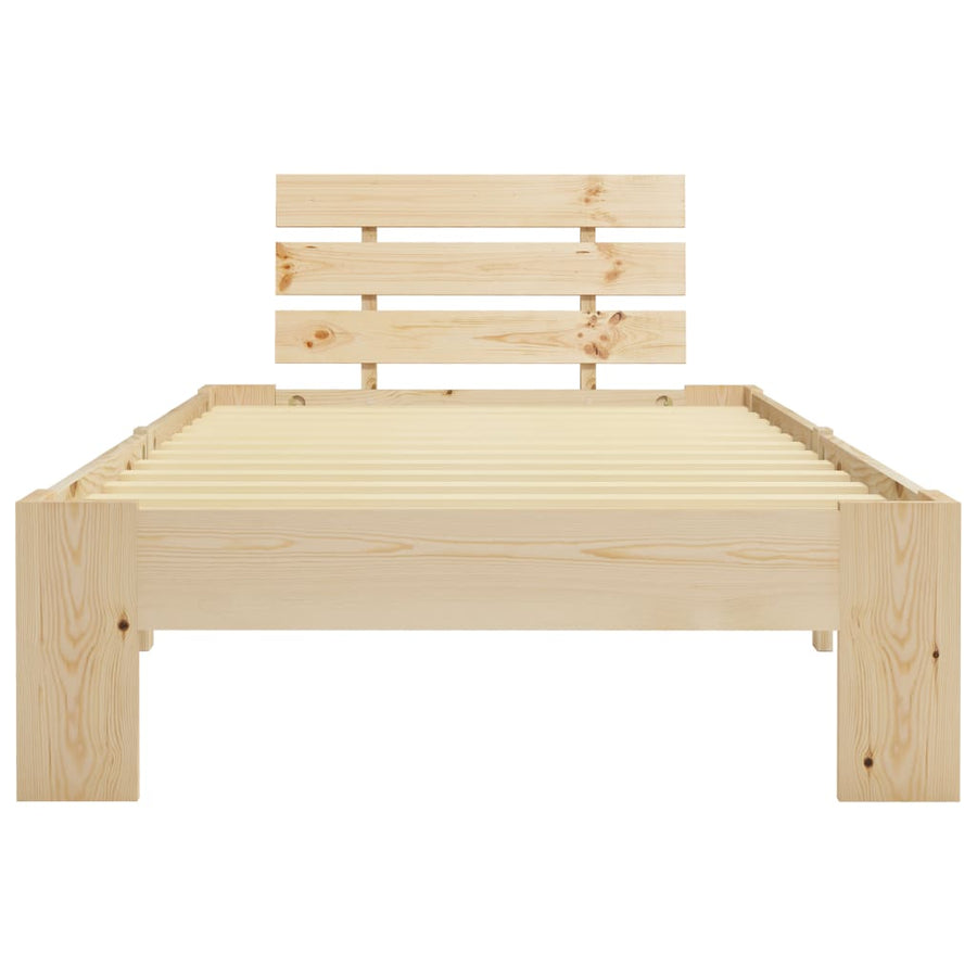 Bedframe massief grenenhout 100x200 cm 100 x 200 cm Lichthout