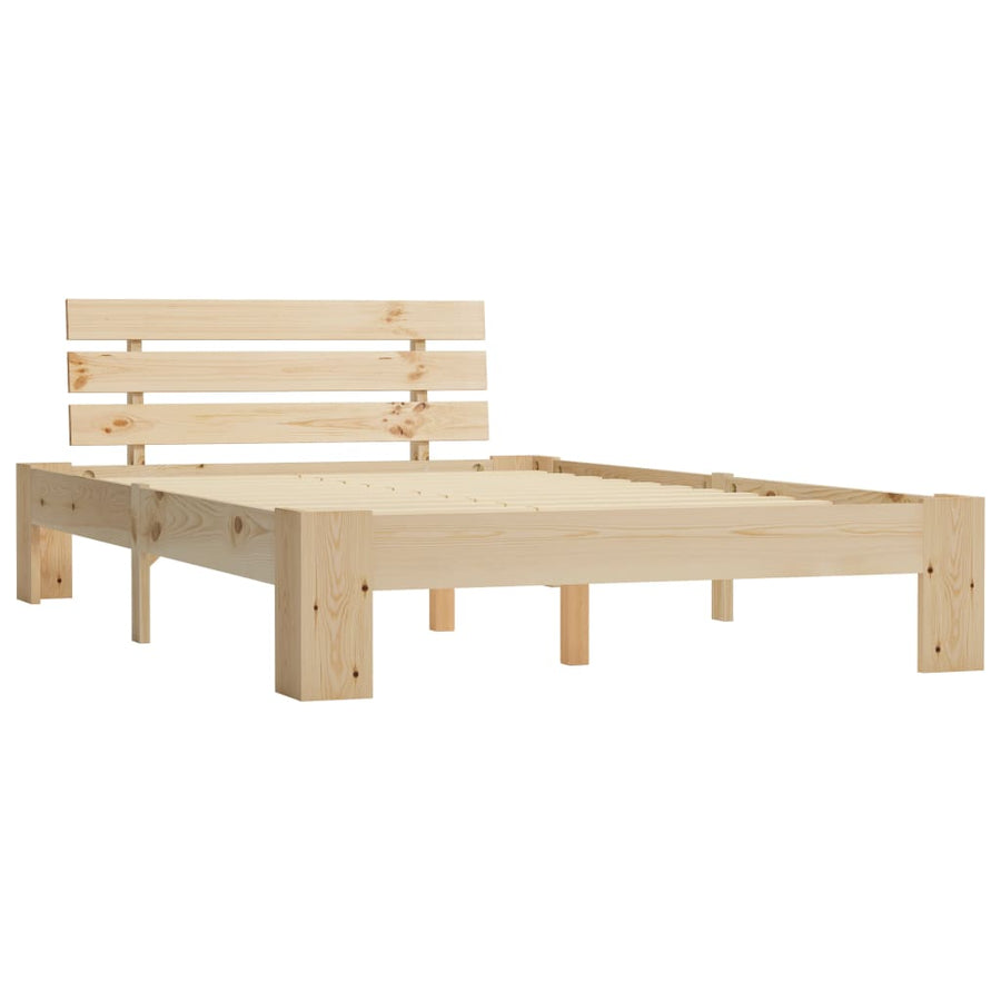 Bedframe Massief Grenenhout 140 x 200 cm Lichthout
