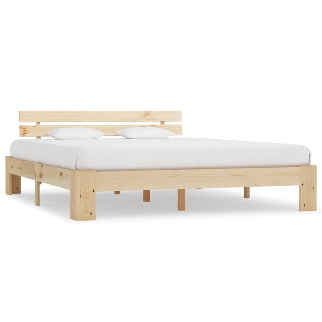 Bedframe Massief Grenenhout 160 x 200 cm Lichthout