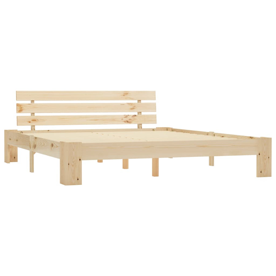 Bedframe Massief Grenenhout 180 x 200 cm Lichthout