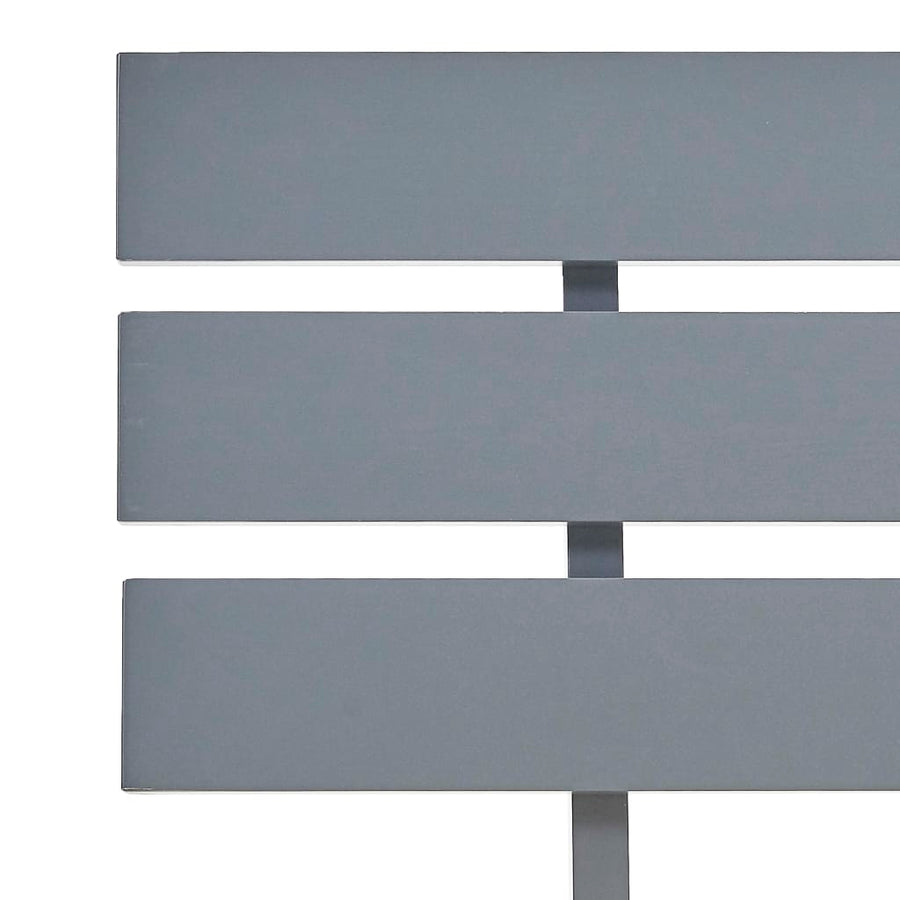 Bedframe Massief Grenenhout 90 x 200 cm Grijs