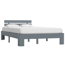 Bedframe Massief Grenenhout 120 x 200 cm Grijs