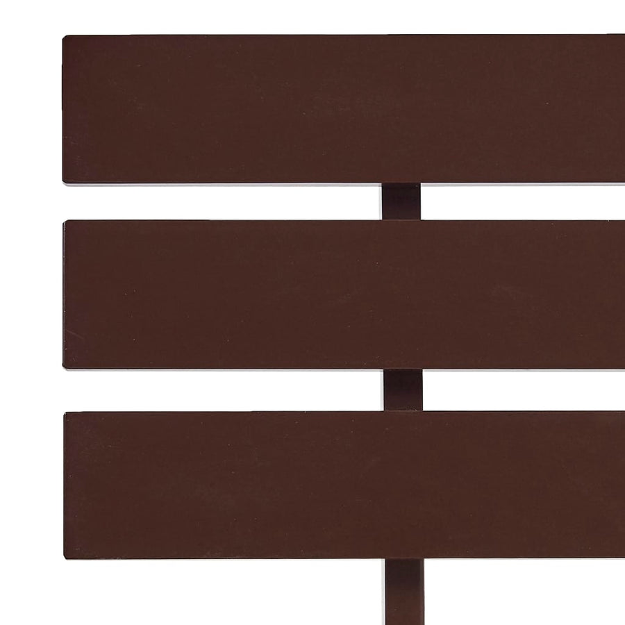 Bedframe Massief Grenenhout 120 x 200 cm Donkerbruin