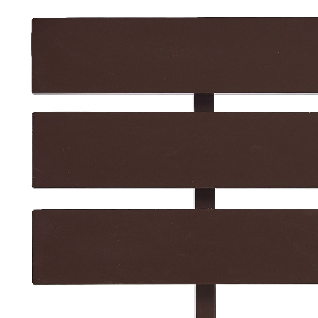 Bedframe Massief Grenenhout 140 x 200 cm Donkerbruin
