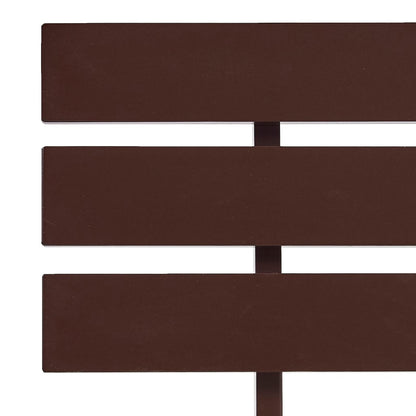 Bedframe Massief Grenenhout 140 x 200 cm Donkerbruin