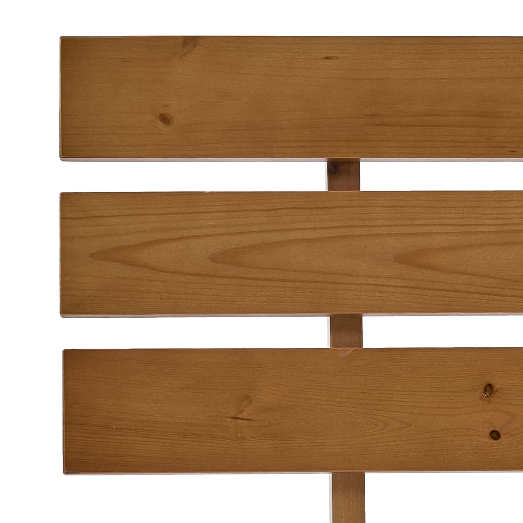 Bedframe Massief Grenenhout 120 x 200 cm Honingbruin