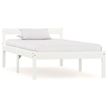 Bedframe Massief Grenenhout 90 x 200 cm Wit